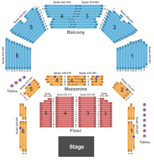 ACL Live At The Moody Theater Theo Von Seating Chart